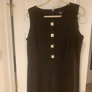 Black dress. Flair at the waist. Great condition.